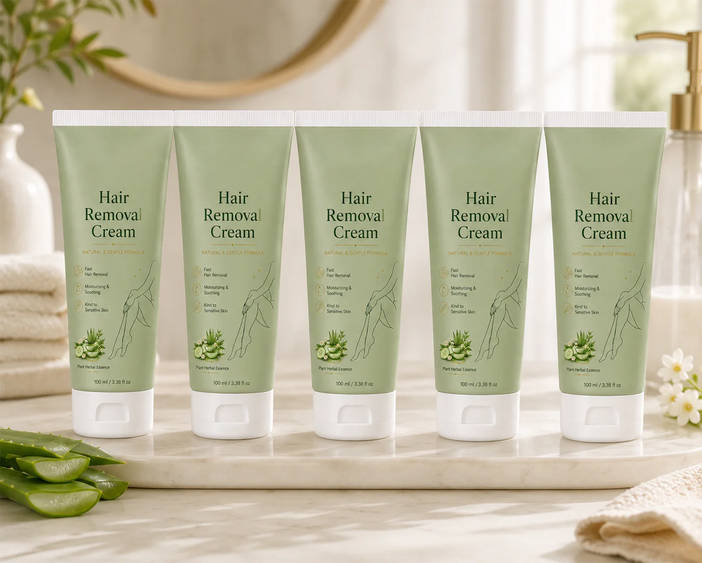 Natural Gentle Hair Removal Cream