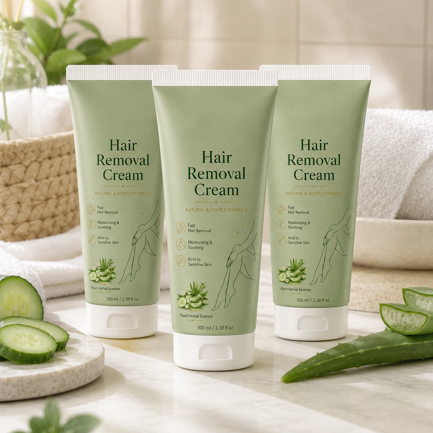 Natural Gentle Hair Removal Cream