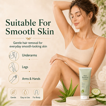Natural Gentle Hair Removal Cream