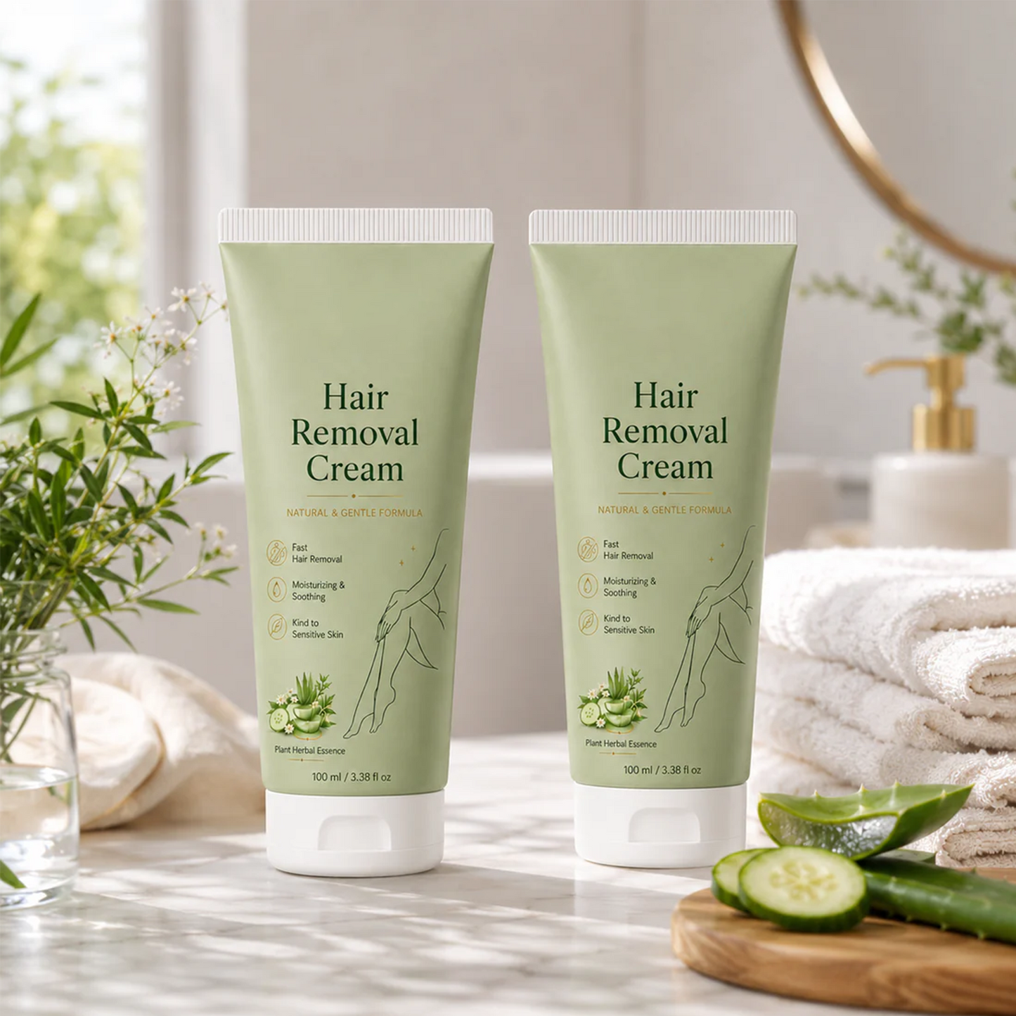 Natural Gentle Hair Removal Cream